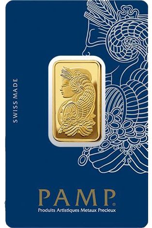 20 Gram PAMP Suisse Gold Bar (In Assay)