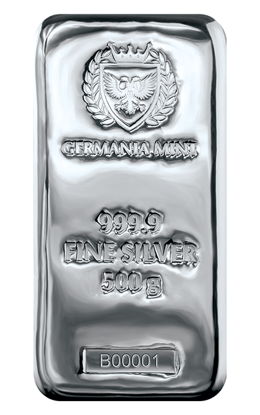 Germania Mint 500 Gram Silver Bar (New)