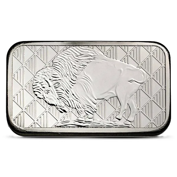 5 Oz Silver Buffalo Bar