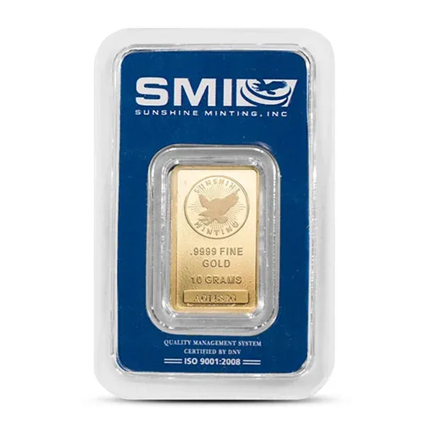 Sunshine Minting 10 Gram Gold Bar (New w/ Assay)