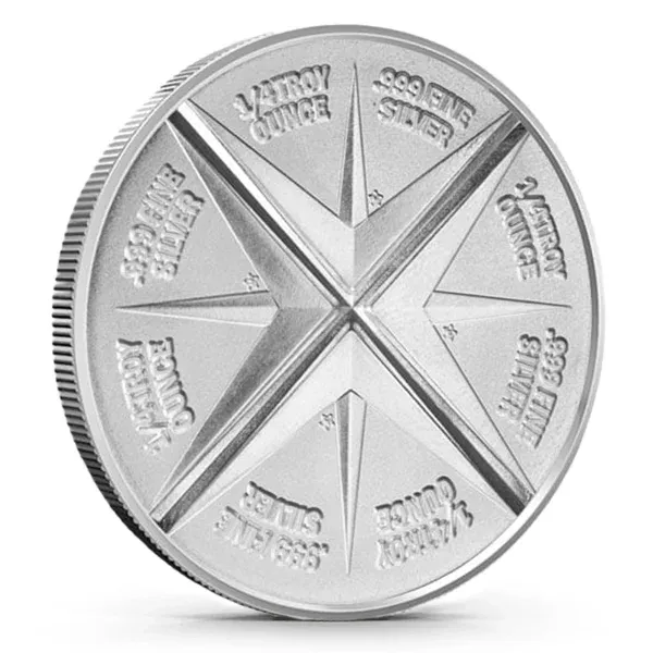 1 oz Double Divisible Silver Round (New)