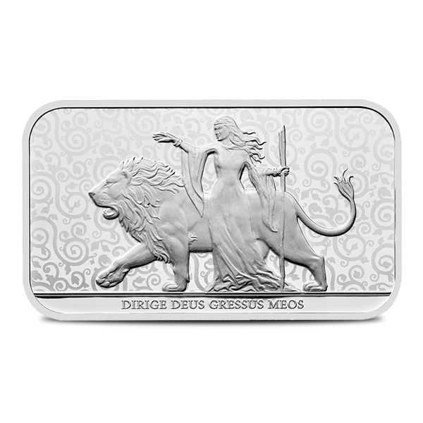 2024 1 Oz Royal Mint Una And The Lion Silver Bar (New)