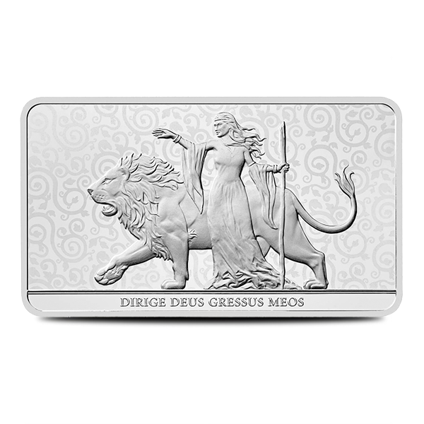 10 Oz Royal Mint Una And The Lion Silver Bar (New)