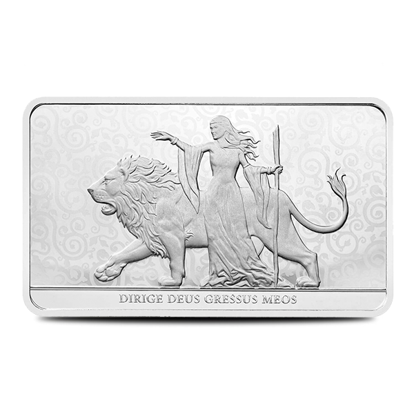 100 Oz Royal Mint Una And The Lion Silver Bar (New)