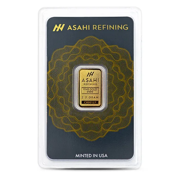 Asahi 2.5 Gram Gold Bar