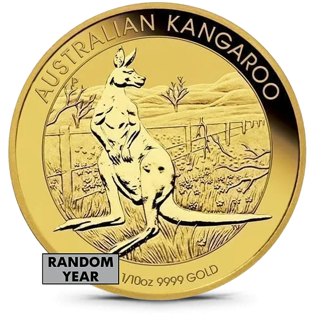 Australia 1/10 Oz Gold Kangaroo (Random Date)