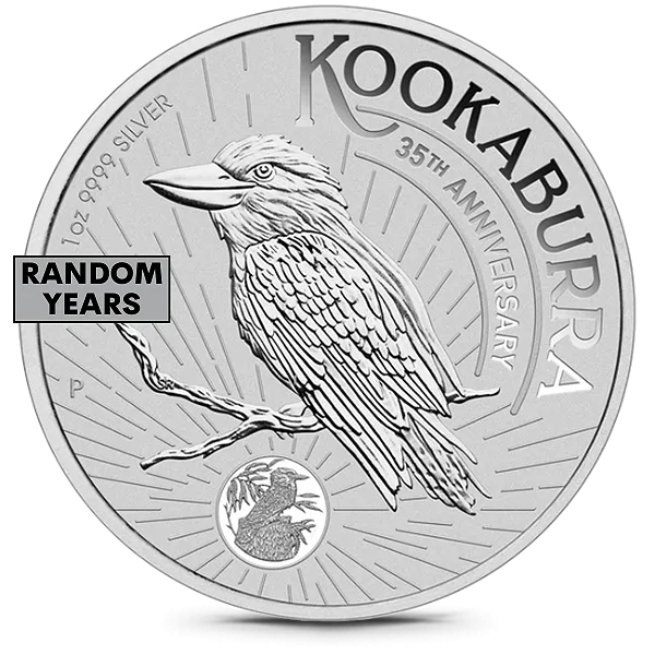 Australian 1 Oz Silver Kookaburra Random Year (BU)