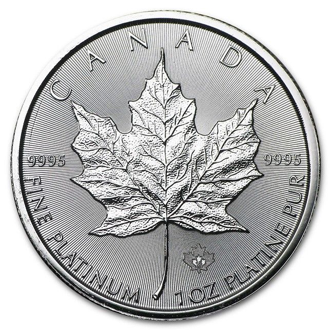 Canada 1 Oz Platinum Maple Leaf (Dates Our Choice)