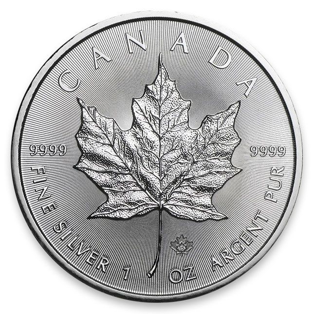 Canada 1 Oz Silver Maple Leaf BU (Dates Our Choice)