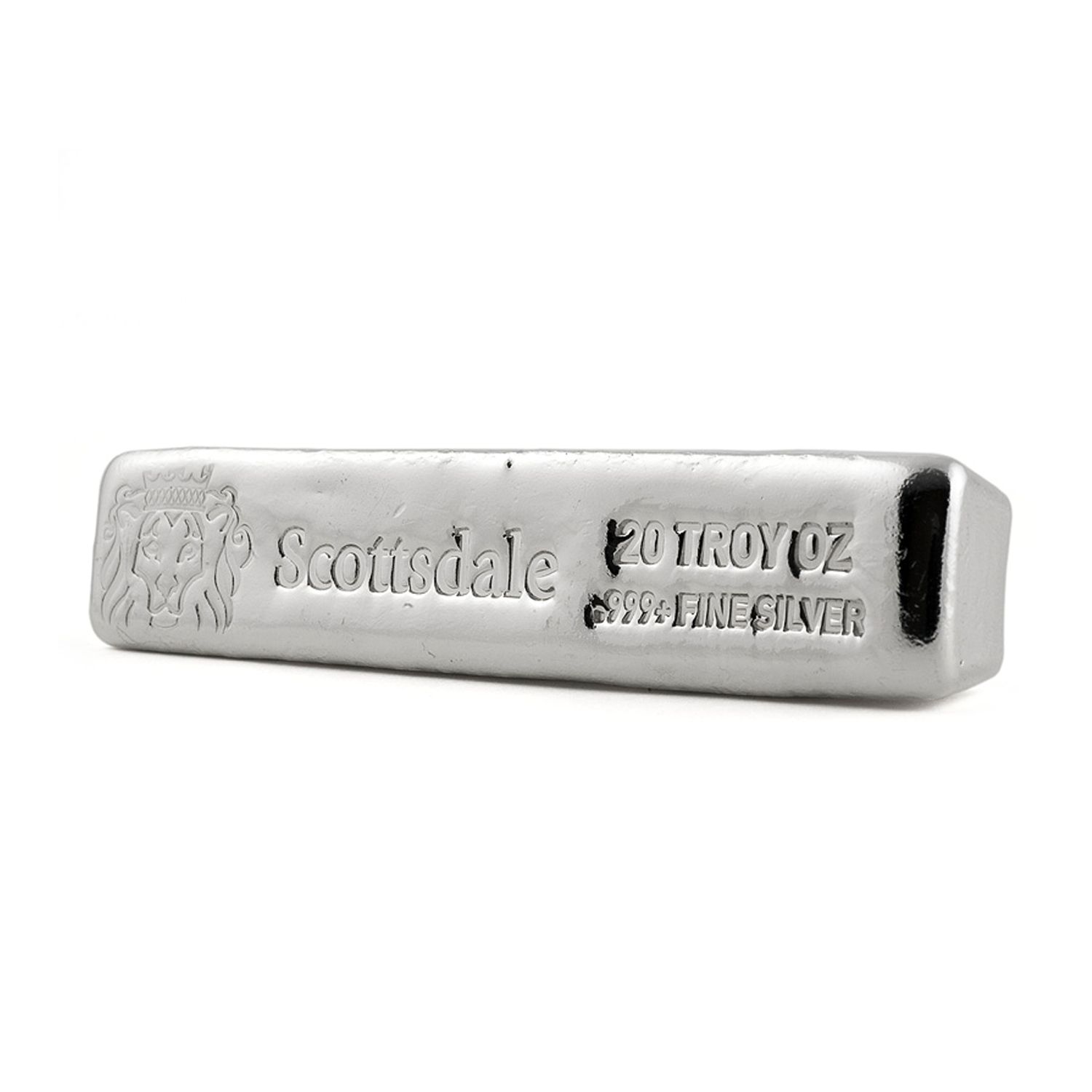 Scottsdale Mint | 20 Oz Cast "CL20" Silver Bar