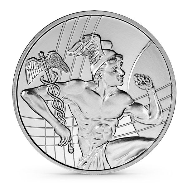 Sunshine Minting (SMI) 1 Oz Mercury Silver Round