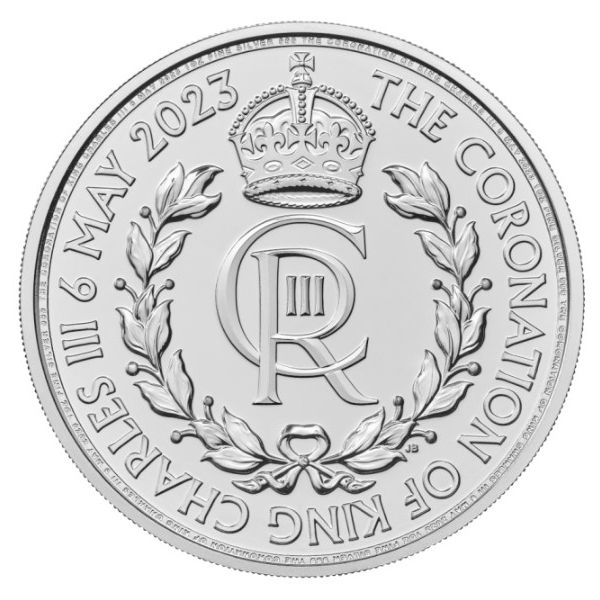 2023 Great Britain 1 Oz Silver Royal Mint Coronation Coin (BU)
