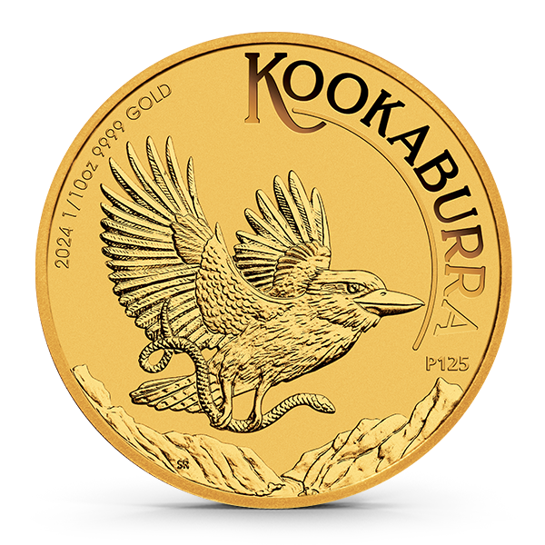 2024 Australia 1/10 Oz Gold Kookaburra (BU)