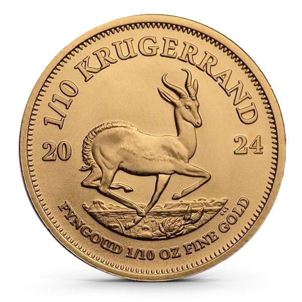2024 1/10 Oz South Africa Gold Krugerrand (BU)