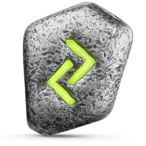 Germania Mint Jera 1 Oz Silver Rune Cast Bar (New)