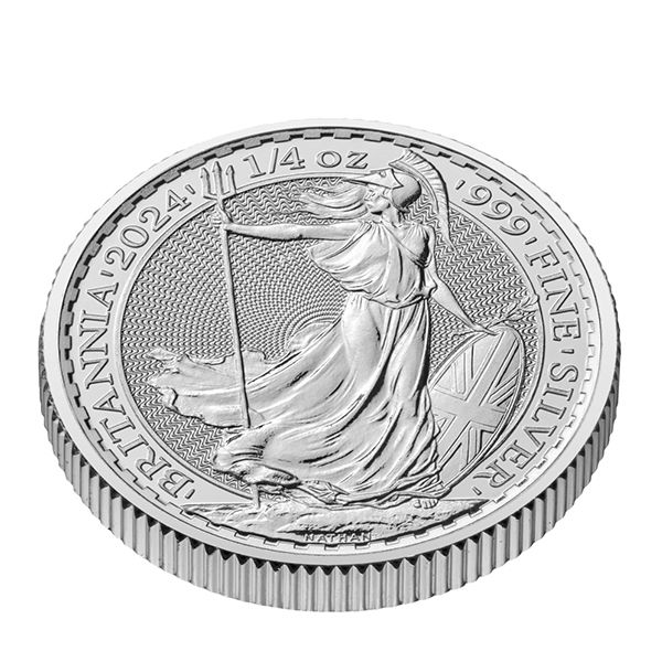 2024 Great Britain 1/4 Oz Silver Britannia (BU)