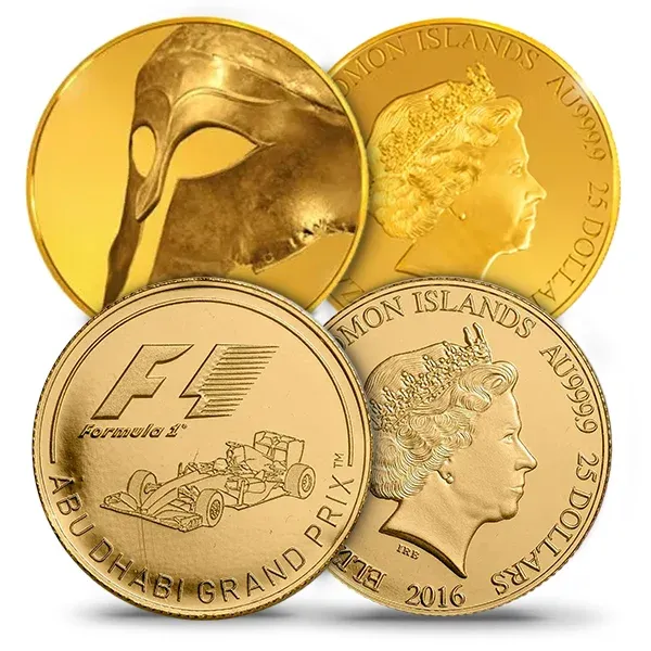 1/4 Oz Sovereign Minted Gold Coins - Random Dates/Designs @ Spot | Limit 1 Per Household