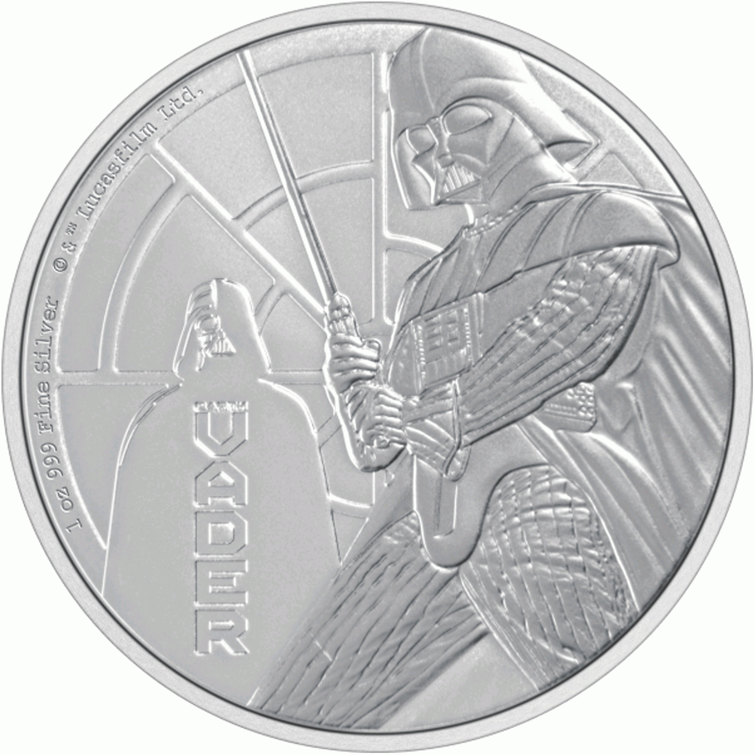 2022 1 oz Niue Silver Star Wars Darth Vader Coin (BU)