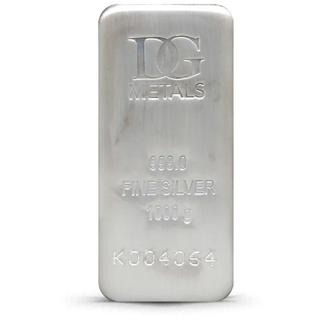 Dillon Gage 1 Kilo Silver Bar (New)