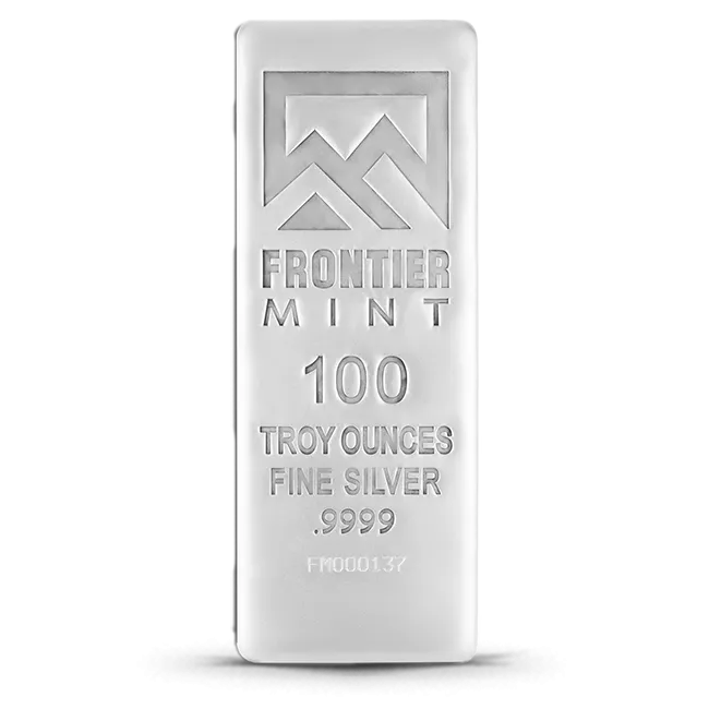 Frontier Mint 100 Oz Silver Bar