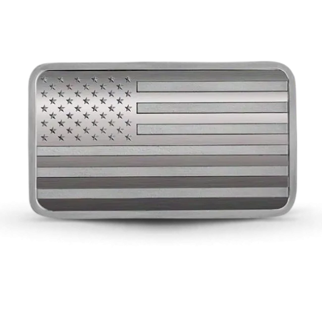 Frontier Mint 1 Oz Silver American Flag Bar