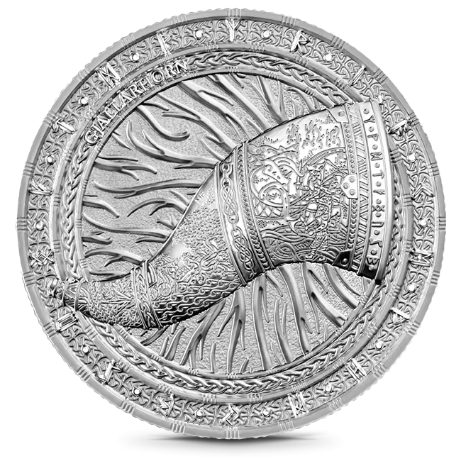 2024 Germania Artefacts: Gjallarhorn 1 oz Silver Round (BU)