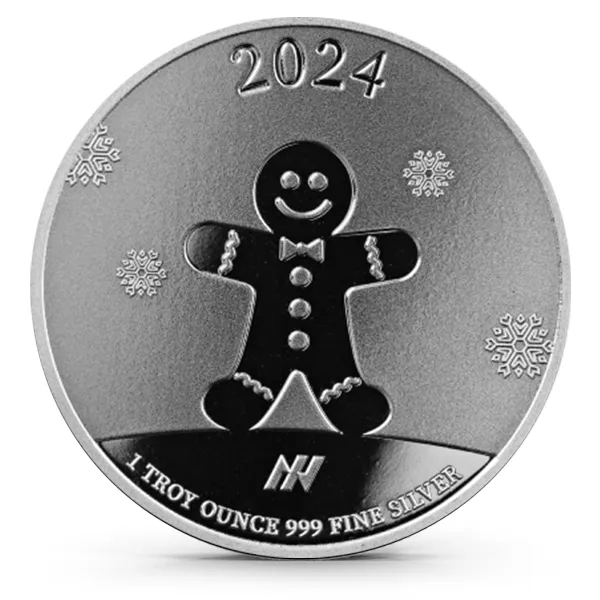 1 Oz Silver Round | Asahi Christmas 2024 (New)
