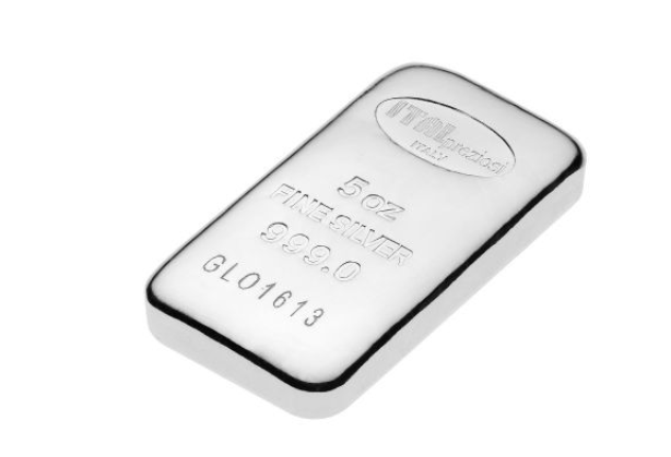 Italpreziosi 5 Oz Cast Silver Bar (New)