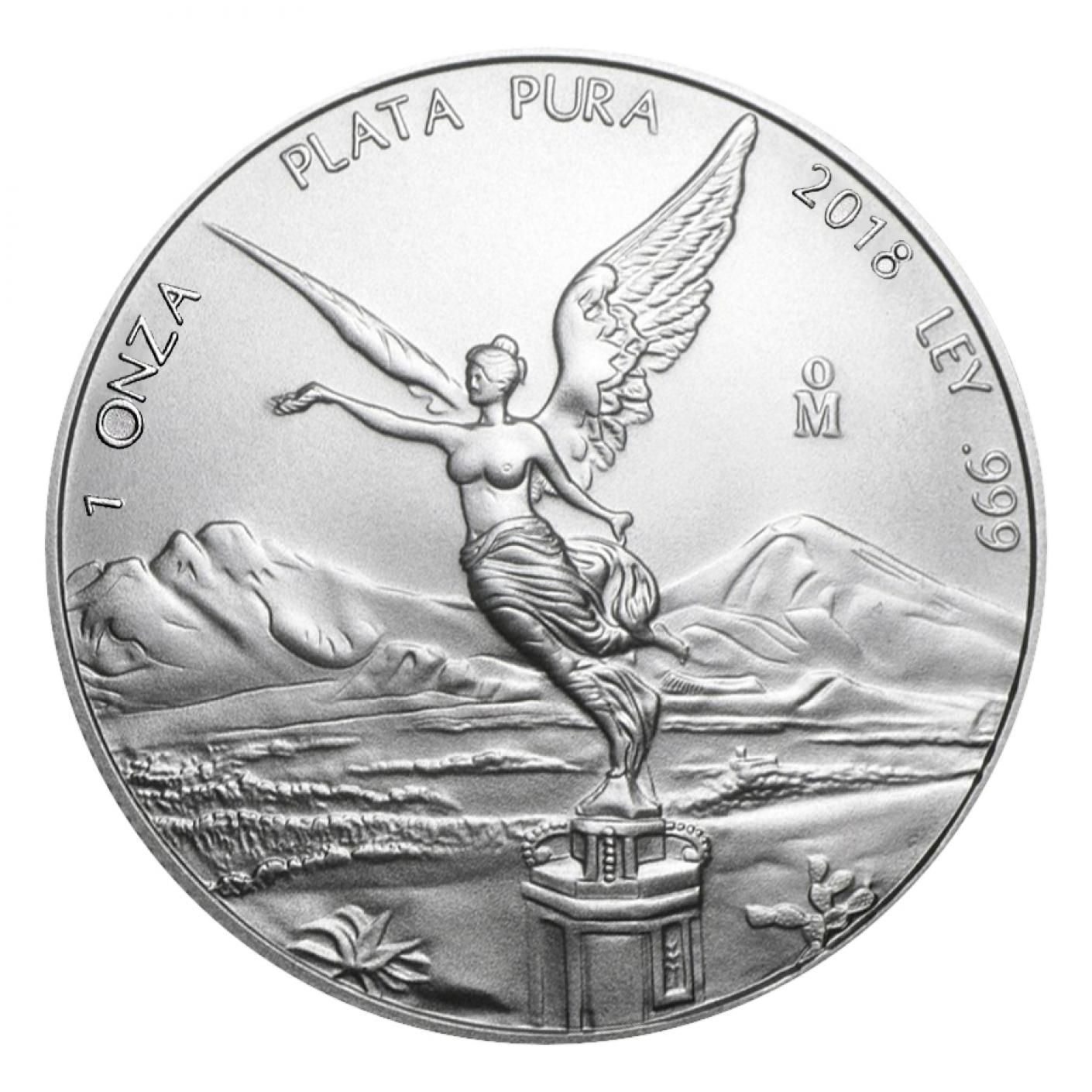 2018 1 Oz Mexican Silver Libertad Coin (BU)