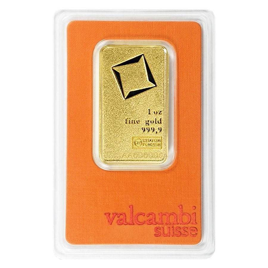 Valcambi 1 Oz Gold Bar Matte Finish (In Assay)