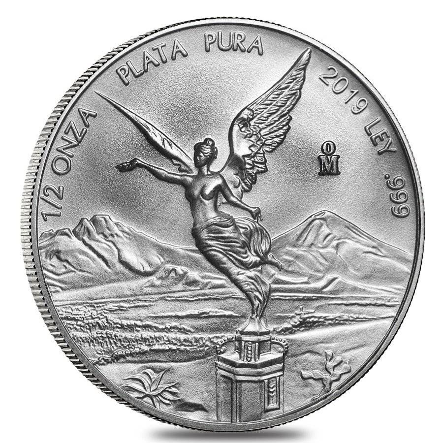 2019 1/2 Oz Mexican Silver Libertad Coin (BU)
