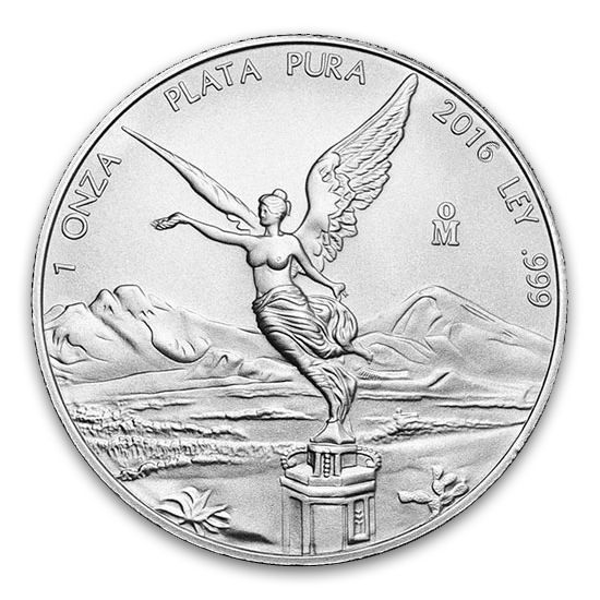 2016 1 Oz Mexican Silver Libertad Coin (BU)
