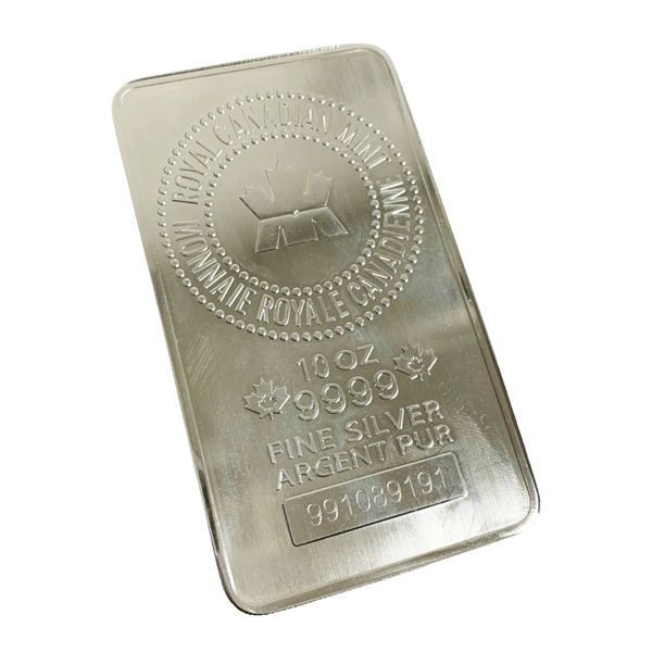 Off-Quality 10 Oz RCM Silver Bar