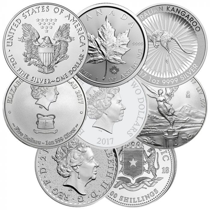 Off-Quality 1/2 Oz Silver Coins Gov't Minted (Random Design and Date)