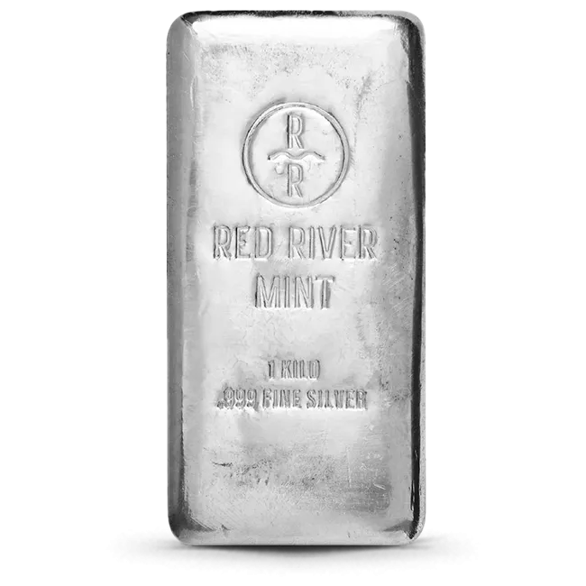 Red River Mint Kilo (32.15 Oz) Silver Bar (New)