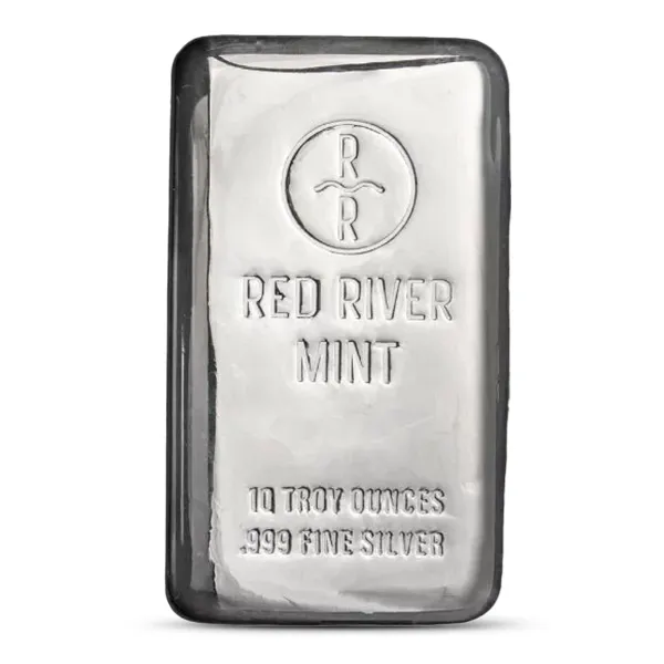 Red River Mint 10 Oz Silver Bar (New)