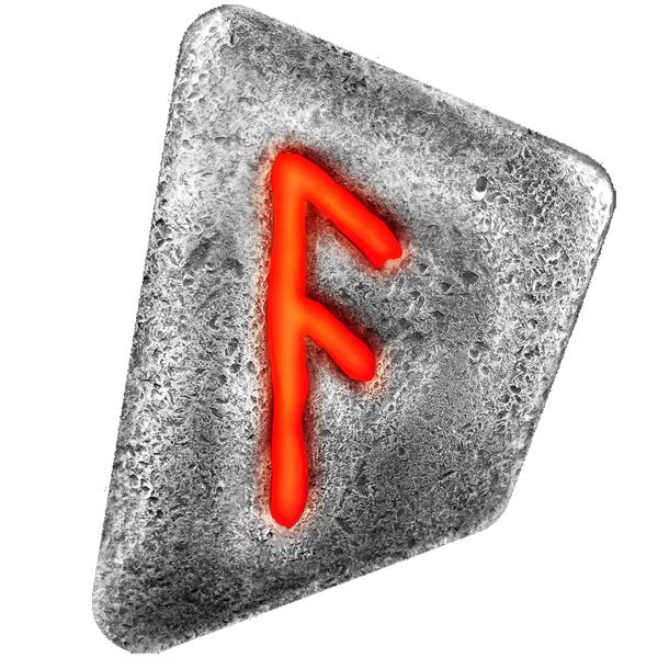 Germania Mint Ansuz 1 Oz Silver Rune Cast Bar (New)