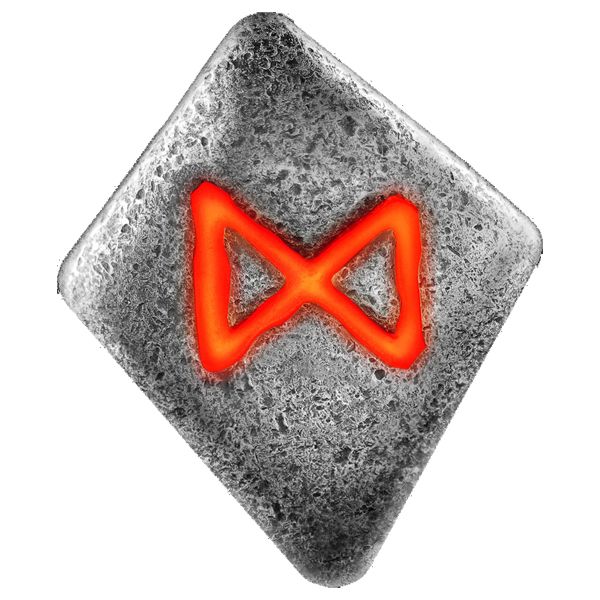 Germania Mint Dagaz 1 Oz Silver Rune Cast Bar (New)