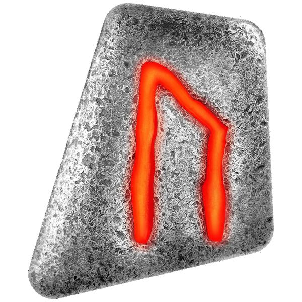 Germania Mint Uruz 1 Oz Silver Rune Cast Bar (New)