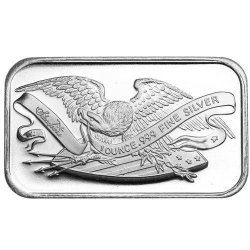 SilverTowne Retro Eagle | 1 Oz Silver Bar