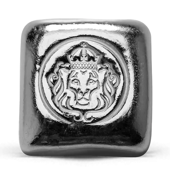 Scottsdale Mint | 1 Oz Lion Silver Cast Bar