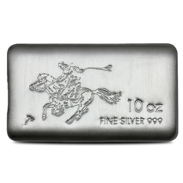 SilverTowne Pony 10oz .999 Silver Cast Bar