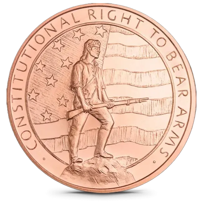 1 oz Copper Round | 2nd Amendment (BU)