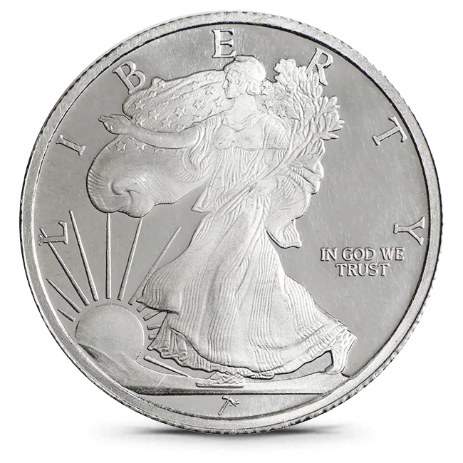 SilverTowne 1/2 Oz Walking Liberty Silver Round