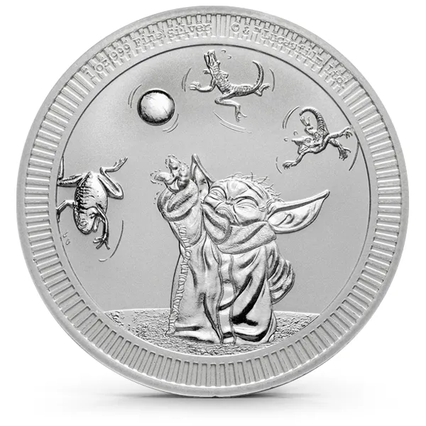 2024 Niue 1 oz Star Wars Baby Yoda “Groku” Silver Coin (BU)