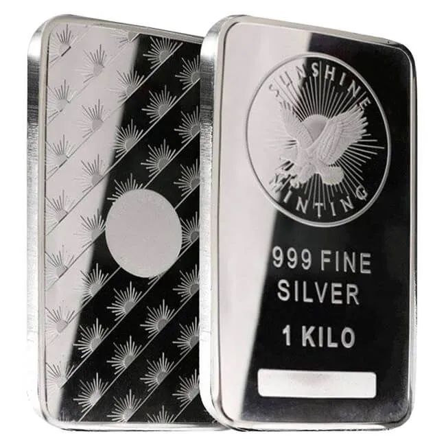 Sunshine Minting (SMI) Kilo (32.15 Oz) Silver Bar