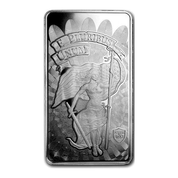 10 Oz Unity & Liberty Silver Bar (New)