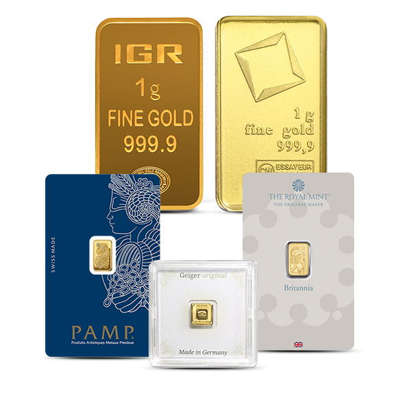 1 Gram Gold Bar - Secondary Market @ Spot | Limit 1 per Household