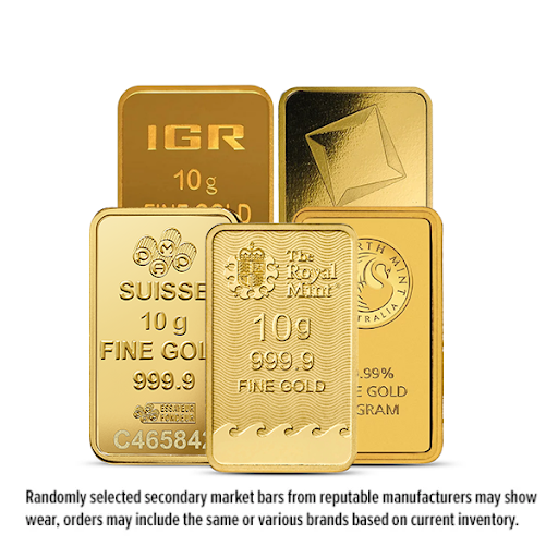 Secondary Market 10 Gram Gold Bar (Out Of Plastic)