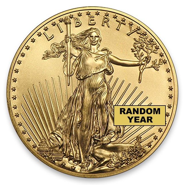 1/2 Oz American Gold Eagle BU (Dates Our Choice) @ Spot | Limit 1 Per Household